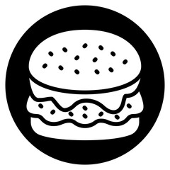 burger glyph icon