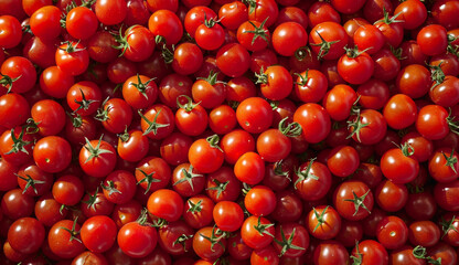 cherry tomato background.