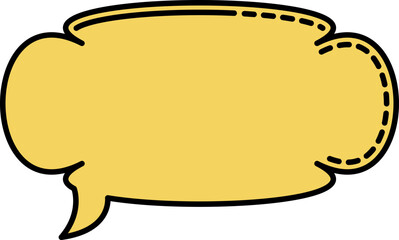 Balloon textbox vector shape