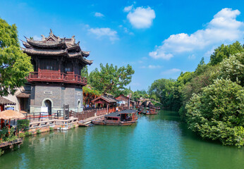 Scenery of Wuzhen Ancient Town, Tongxiang City, Jiaxing City, China