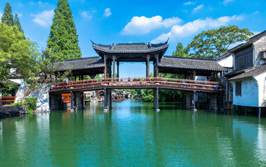 Scenery of Wuzhen Ancient Town, Tongxiang City, Jiaxing City, China