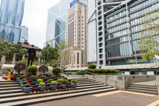 Chater Garden in Hong Kong central