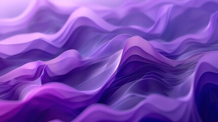 Fototapeta premium Vivid Abstract Art with a Mountainous Scene and Purple Hues