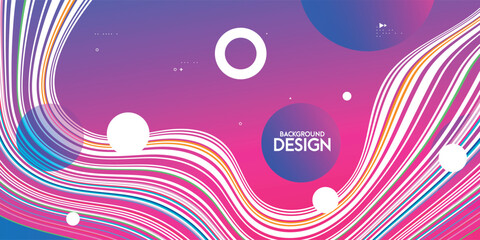 modern abstract fluid background design