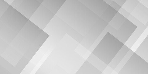 Fototapeta premium Vector abstract lines white square triangle wave technology minimal creative lined digital Shapes. abstract modern white and grey gradient color geometric line pattern background for website banner.