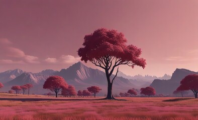 ink landscape AI generated