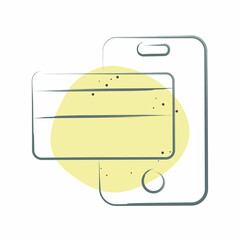Icon Cashless Payment. related to Smart City symbol. Color Spot Style. simple design illustration