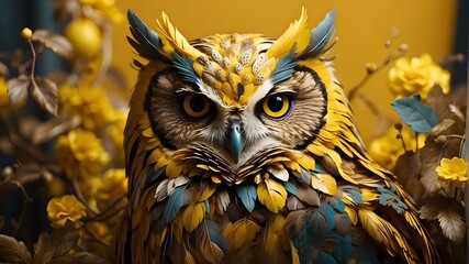 colorful, owl, bird, animal, colourful, nature, art, portrait, wildlife, head, feather, graphic, background, cute, abstract, illustration, wild, design, eye, isolated, beak, black, artistic, colours, 