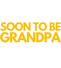 T shirt design Soon to be grandpa