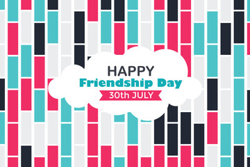 Happy Friendship Day 30 July Abstract Background for Your Graphic Resource