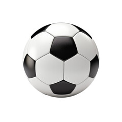 Fototapeta premium Classic black and white soccer ball. Looks like real.