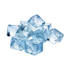 Obraz premium These crystal clear ice cubes are perfect for chilling your favorite drinks.
