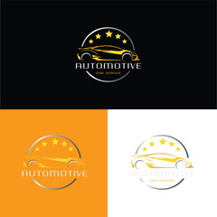 Vector car logo illustration template vector design