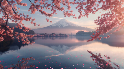 Splendid Fuji Peak, Japan