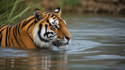 Tiger in Forest