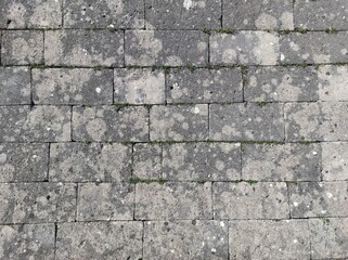 Photo of natural stone texture. Texture of the wall made of natural stone