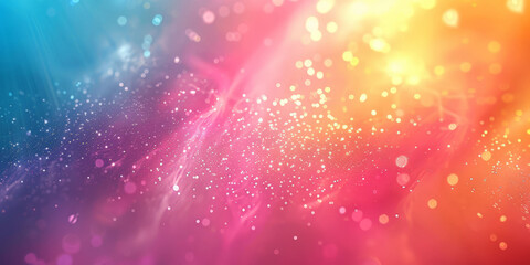 blurred rainbow bokeh background, Abstract colorful blurred gradient background in bright colors