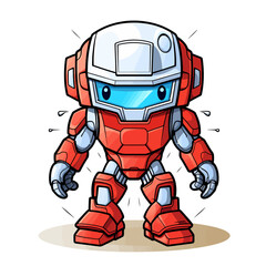 Obraz premium Cartoon robot