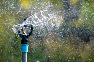 Sprinkler for watering agricultural fields