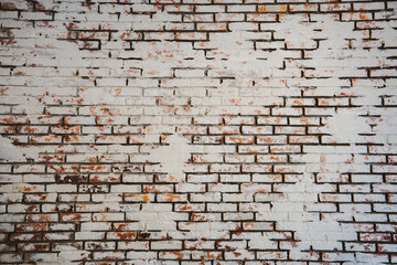 Vintage brick wall for use as background.