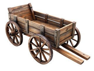 Fototapeta premium Old wooden cart