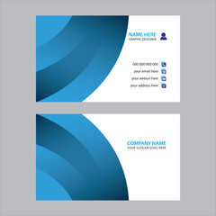 Fototapeta premium minimalist business card design template