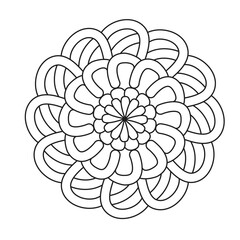Kids labrinth Mandala Coloring Book Page for kdp Book Interior