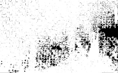 Fototapeta premium Grunge black and white pattern. Monochrome particles abstract texture.