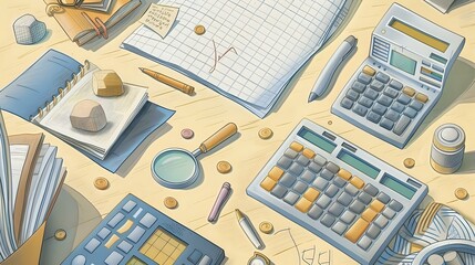 Dedicated auditor conducting thorough examination of financial documents