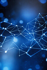 Obraz premium abstract blue background