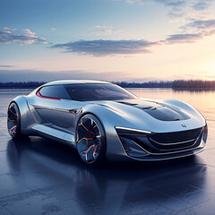 Naklejka premium Future car design