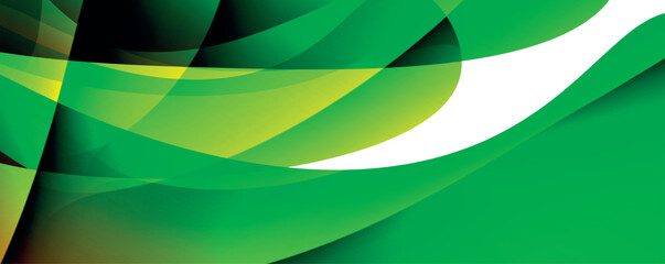 a green and yellow abstract background with a white stripe in the middle . High quality