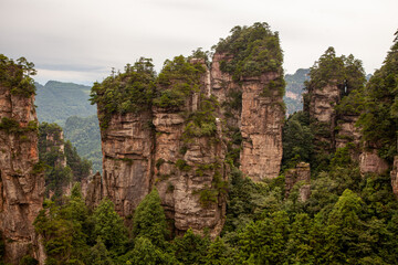 Zhangjiajie National Forest Park, northwestern part of Hunan Province, China