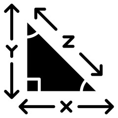 Trigonometry  Icon Element For Design