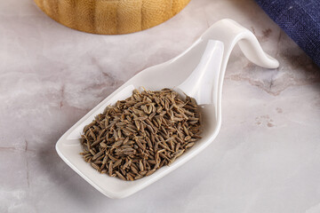 Zeera seeds in the bowl