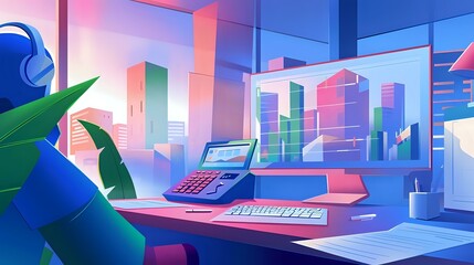 Payroll Specialist's Workspace: Tools, Spreadsheets, and Documents