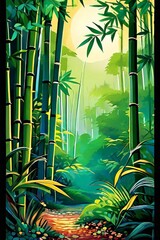 a Bamboo leaves are the foliage of the bamboo plant,