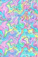 Obraz premium Oscillating loops with pop art, speculative modeling and bright concentric circles twisting with neon glow mesmerizing and variating patterns