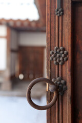 Snow-Covered Traditional Korean House 'Hanok