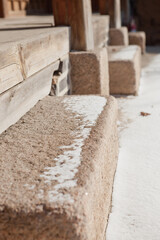 Snow-Covered Traditional Korean House 'Hanok