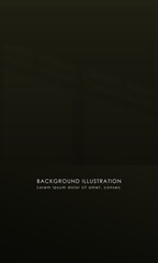 Obraz premium Black abstract background with shadow. Vector illustration for your graphic design.