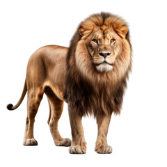 Obraz premium This lion is the king of the jungle. It is a powerful and majestic creature.