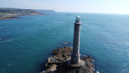 Nez de Jobourg, phare de goury  à la Hague