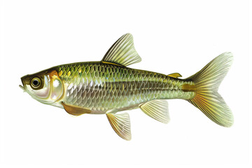 Fototapeta premium a fish with a yellow tail and a black body