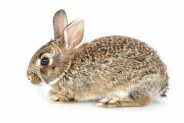 Obraz premium a small rabbit sitting on a white surface