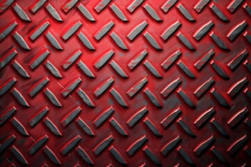 red pattern aluminium background- metal