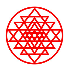 Hindu laxmi yantra