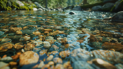 Fototapeta premium water and stones