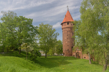Wieża w Malborku, w Polsce