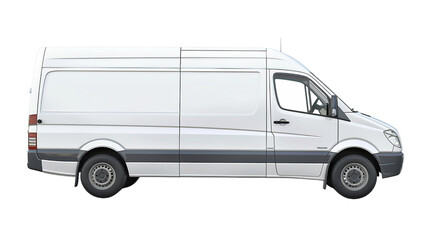 Empty delivery cargo van clip art